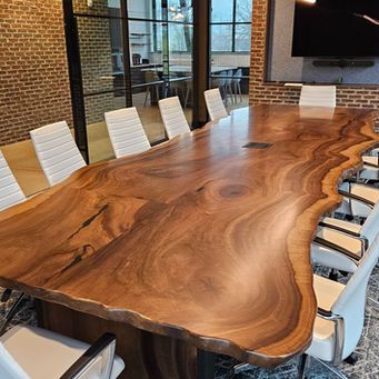 Live edge wood creation by Trading Post Depot