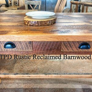 Live edge wood creation by Trading Post Depot